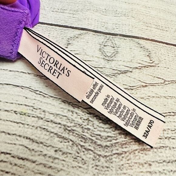 Victoria’s Secret Bra 32A Purple THE T-SHIRT Lightly Lined Demi - Picture 7 of 8